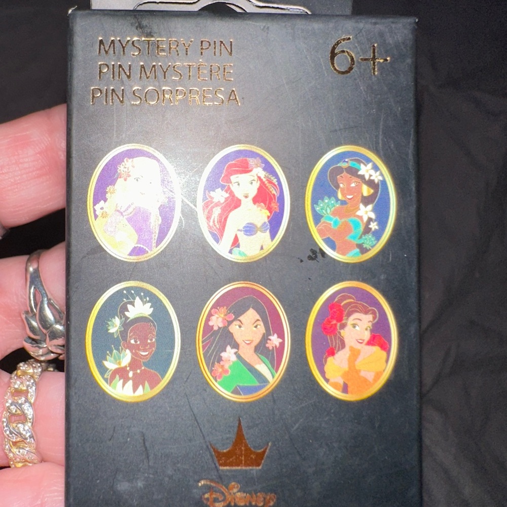 Loungefly Disney Princesses mystery Portraits Blind Box Enamel Pin unopened